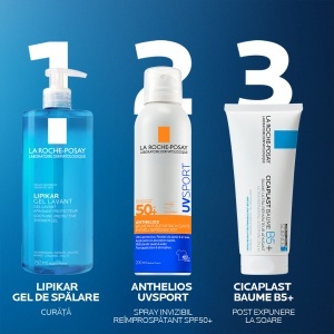 Spray Invizibil de Corp cu Protectie Solara SPF 50+ Anthelios UVSport, 200 ml – La Roche-Posay - Img 5