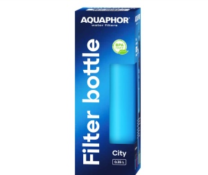 Sticla filtranta Aquaphor City 350 ml, Albastru, cu filtru inclus 150 L - Img 3