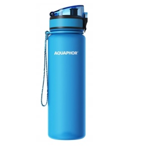 Sticla filtranta Aquaphor City 800 ml, Albastru, cu filtru inclus 150 L