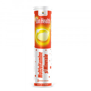 Sun Health Multivitamine si minerale, 20 comprimate efervescente, SunWave Pharma