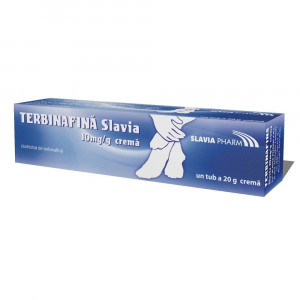 Terbinafina crema, 10 mg/g, 20 g, Slavia