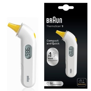 Termometru auricular copii Braun ThermoScan 3 IRT3030 cu indicator febra - Img 1