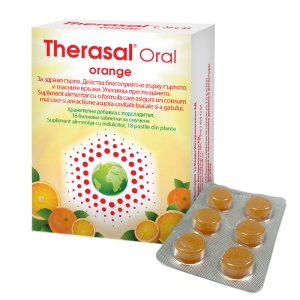 Therasal Oral Orange, fara zahar, 18 pastile, Vedra - Img 1