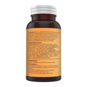 Vitamina B Complex, 30 capsule, Faunus - Img 3
