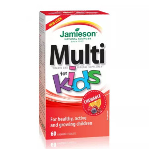 Vitamine si minerale copii Multi Kids, 60 cp masticabile, Jamieson