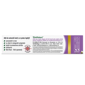 Vivanatura Homeopatic Pastă de Dinți cu Argilă și 44 de Plante, 50 ml - Img 6