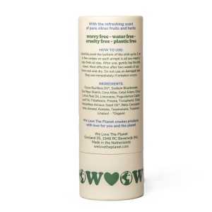 We Love The Planet deodorant natural stick Fresh Citrus, 40 g - Img 2
