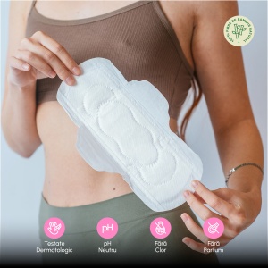 Absorbante de zi din bambus natural, 10 bucăți, Phin - Img 2