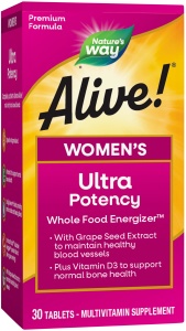 Alive Once Daily Women Ultra Natures Way, 30 tablete, Secom - Img 1