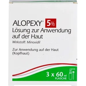 Alopexy 5% solutie cutanata, 3 flacoane x 60 ml - Img 2
