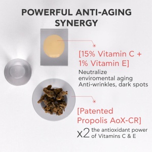 Apivita Bee Tech ser antioxidant iluminator cu vitamina C si propolis C15 Propolis Correct Serum 30ml - Img 5
