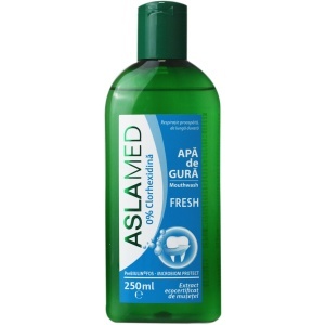 AslaMed apă de gură Fresh 0% clorhexidină, 250 ml, Farmec