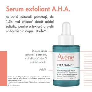 AVENE Cleanance Ser exfoliant A.H.A, 30 ml - Img 2