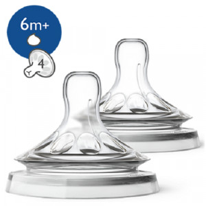 AVENT Natural tetina 6L+ Y x 2buc SCF046/27