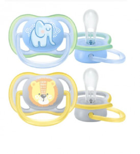 AVENT Suzeta 0-6L Ultra air baieti x 2bucSCF085/01