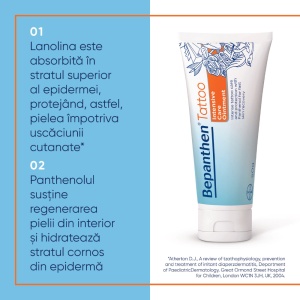Bepanthen Tattoo Unguent pentru ingrijirea tatuajelor, 50 g – Bayer - Img 3