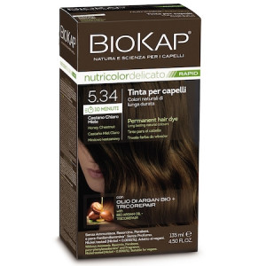 BIOKAP Nutricolor Rapid Vopsea de par nr.5.34 honey chestnut