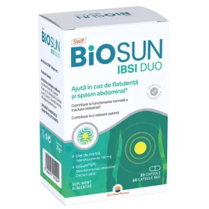 Biosun Ibsi Duo, 30 capsule + 60 capsule moi, Sun Wave Pharma - Img 2