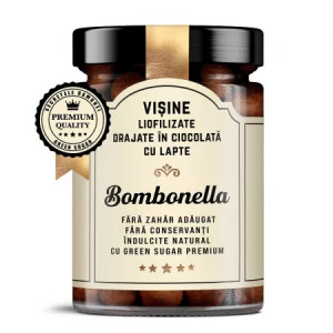 Bombonella Visine liofilizate in ciocolata, 100g, Secretele Ramonei