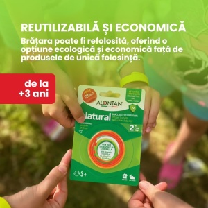 Bratara Reglabila Impotriva Tantari Alontan Natural, set 2 bucati - Img 6