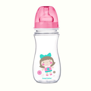 CANPOL Biberon Anticolici Gat Larg Toys 300ml 12L+ 35/204 - Img 1