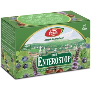 Ceai Enterostop D105, 20 plicuri – Fares - Img 1