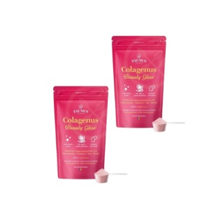 Colagenus Beauty Glow Pachet 2 x 325g – Colagen Hidrolizat Bovin Premium pentru Piele, Par si Unghii, Faunus