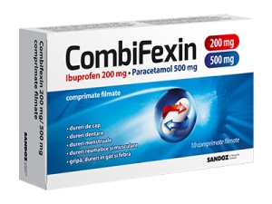Combifexin, 200 mg/ 500 mg, 10 comprimate filmate, Sandoz - Img 2