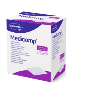 Comprese sterile Medicomp Extra 7,5 x 7,5 cm, 25 bucati – Hartmann - Img 1