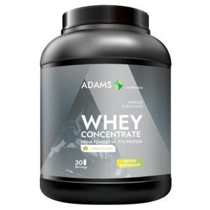 Concentrat Proteic din zer (Vanilie), 908 g Adams