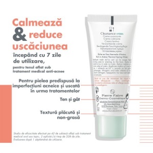 Crema calmanta Cleanance Hydra, 40 ml, Avene - Img 2
