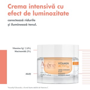 Crema Intensiva Efect de luminozitate si Vitamina Cg, 50ml, Avene - Img 6