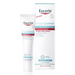 Crema pentru îngrijirea pielii în fazele acute AtopiControl, 40 ml,Eucerin
