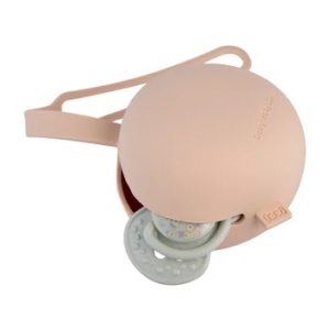 Cutie depozitare suzeta din silicon 51/032 PINK, 1 bucata, LOVI - Img 2