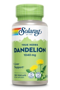 Dandelion (Papadie) 520 mg Solaray, 100 capsule, Secom - Img 1