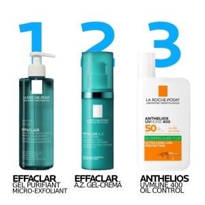 Effaclar A.Z. Gel-Crema 40 ml – Anti-imperfectiuni si riduri | La Roche-Posay - Img 2