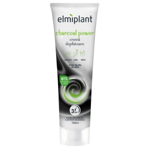 Elmiplant Cremă Depilatoare Charcoal Power, 150 ml