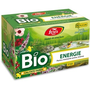 Fares Ceai Bio Energie, 20 plicuri