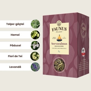 Faunus Ceai Sistem Nervos, 90g - Img 2