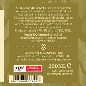 Faunus Tinctura de echinacea, extract hidroalcoolic, 200 ml - Img 8