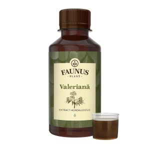Faunus Tinctura de Valeriana, 200 ml – pentru somn linistit si echilibru emotional - Img 1