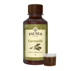 Faunus Tinctura Lavanda, 200 ml – pentru relaxare, somn profund si echilibru nervos - Img 1