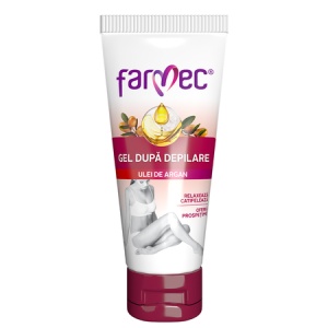 Gel după depilare cu ulei de argan, 100 ml, Farmec
