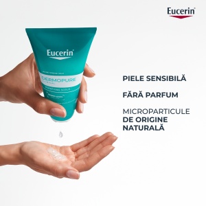 Gel scrub de curățare pentru față și corp DermoPure, 100 ml, Eucerin - Img 2