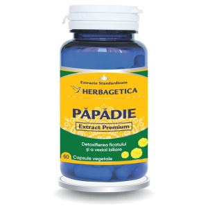 Herbagetica Papadie Extract, pachet 2 x 60 capsule