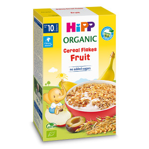HIPP ECO Fulgi de Cereale Ecologice - Fructe, 200gr