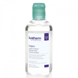 Ivapur Lotiune micelara ten cu tendinta acneica , 250ml, Ivatherm - Img 2