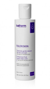 Ivatherm Toleriskin demachiant fluid pentru fata si ochi, piele intoleranta, 200 ml - Img 2