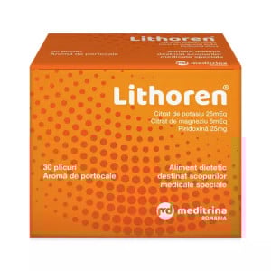 Lithoren pulbere solurtie orala, 30 plicuri - Img 1