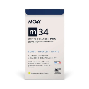 m34 Colagen PRO Bovin Articulatii – Aroma Capsuni si Lime, 390 g - Img 1